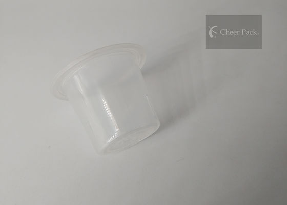 Berrak Küçük Yuvarlak Şeffaf Plastik Konteynerler Gıda Sınıfı Malzeme Şeffaf Renk