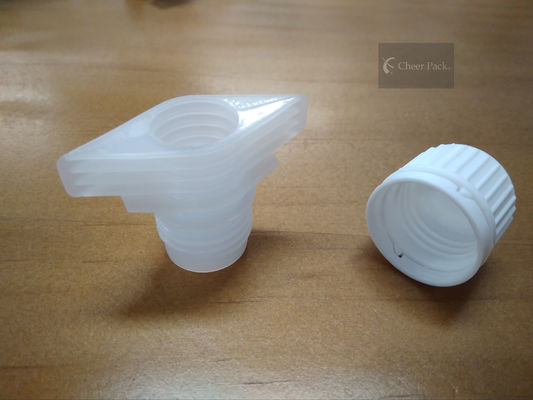 Plastik Sıvı Kutu Ambalajı, Gıda Sınıfı Malzemesi için Plastik Bükümlü Dağıtıcı Kapak