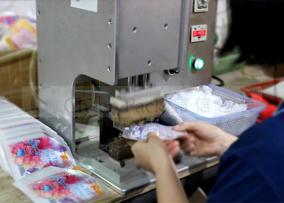Stand Up Çanta Plastik Bacalı Sıcak Kapama Makinesi Manuel Yüksek Verimlilik