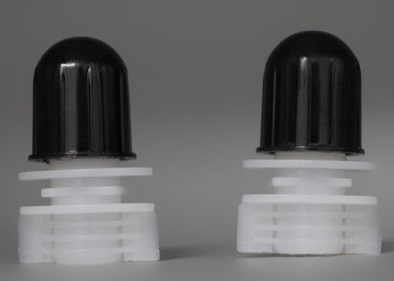 Özelleştirilmiş 1mm Kalınlığı Gri Veya Siyah Plastik Bacalı Kapaklar / Vidalı Dökümler
