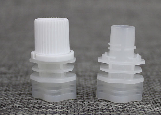 8.6mm Çift Boşluklar Kese Dolum Makinesi İçin Uyumlu Plastik Vidalı Kapaklar