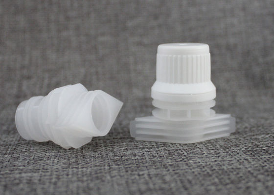 Anti - Pilfer PE PP Plastik Borulu Kapaklar İçin Meyve Suyu / İçecek Doypack / Bebek Maması Kılıfı Tops