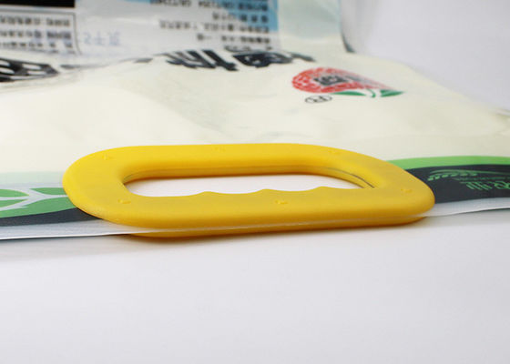 Snap - On Tipi PP Plastik Torba Kolları 5kg Pirinç Un Torbalarında Çok Renkli Paketlenmiş