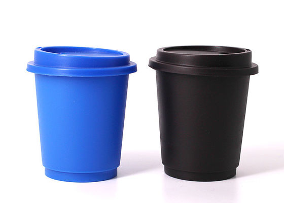 Mavi Anında Kahve Plastik Kutu Ofset Baskı Decafe Karışımı Karışımı Mix Espresso Için Logo