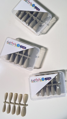 Kalite  Lady French Style Artificial False Nails Half Tips And Full Cover False Nail Tips fabrika