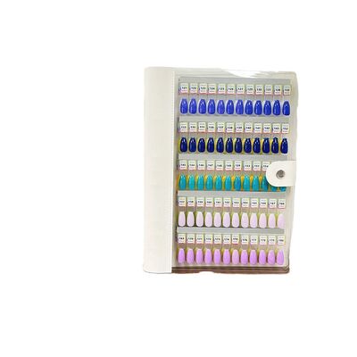 Kalite  Magnetic Acrylic Color Card Book for Nail Art Preform Tool for Creating Style with Polish Glue Display Sample fabrika