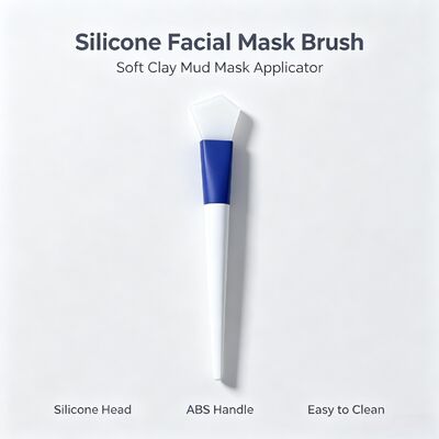 Kalite  Silicone Facial Mask Brush, Soft Clay Mud Mask Applicator with Silicone Head and ABS Handle for Even Skincare Application fabrika