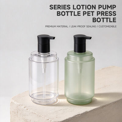 Kalite  470ml PET Lotion Pump Bottle | 28 Thread Custom Cosmetic Packaging | Food-grade recyclable PET, leak-proof, custom color & logo for shampoo, body wash and skincare bulk packaging fabrika