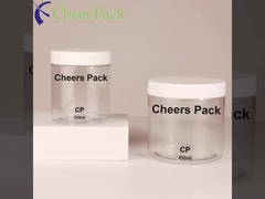 Popüler Gıda Sınıfı, vida kapaklı PET plastik kavanozlar