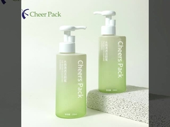 Yeni Tasarım Kozmetik Kaplar 150ml/500ml Deri Bakım Paketleri Losyonlu Beyaz Eğimli PET Şişe