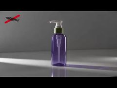Şeffaf Mor PET Pompa Şişesi