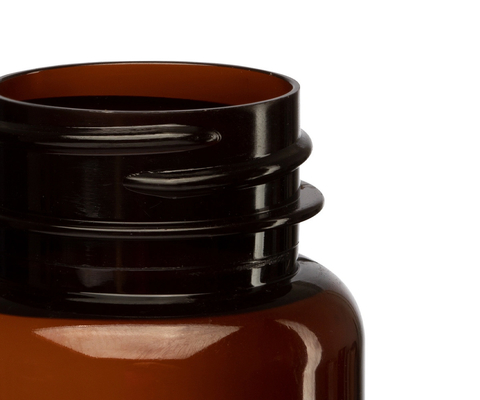6.75 oz 200 ml Amber Dark Green Polyester Sağlık Ürünü Plastik Paketleme Şişe Kapağı 38mm 38-400