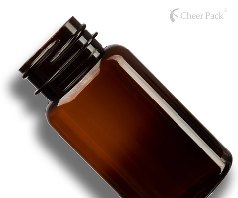 6.75 oz 200 ml Amber Dark Green Polyester Sağlık Ürünü Plastik Paketleme Şişe Kapağı 38mm 38-400