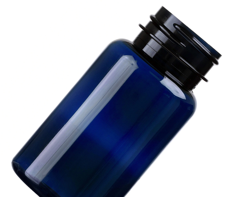 6.75 oz 200 ml Amber Dark Green Polyester Sağlık Ürünü Plastik Paketleme Şişe Kapağı 38mm 38-400