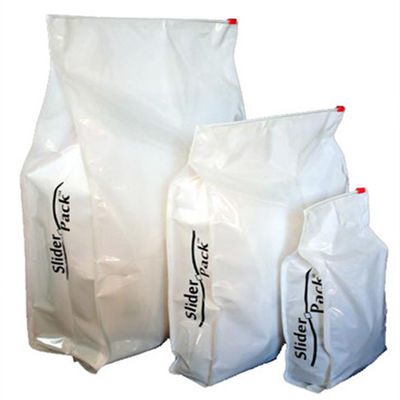 5 Kilogram PP Plastik Çanta, Çanta Fermuar Kilidi için ziplockk Fermuar Kırmızı Renk