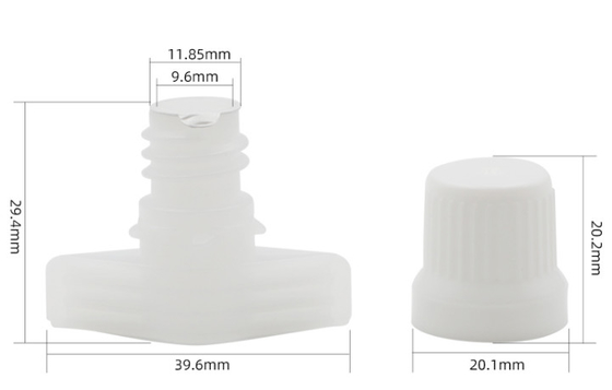 9.6mm Alüminyum folyo çamaşır deterjanı ile plastik boru kapakları