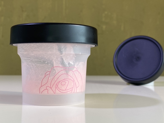 100 ml krem kavanoz kozmetik ambalaj toplam yüksekliği 60 mm