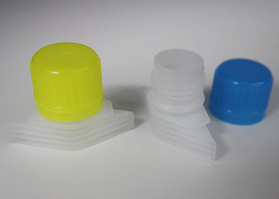 Sarı Plastik Borulu Kapaklar / PE Korozyon Önleyici Malzemeli Emzikli Çamaşır Deterjanı Kapağı