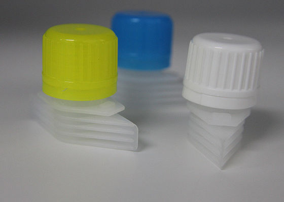 Sarı Plastik Borulu Kapaklar / PE Korozyon Önleyici Malzemeli Emzikli Çamaşır Deterjanı Kapağı