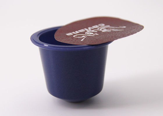 Espresso plastic Blue için Boş Hazır Kahve Kapsül Paketleme