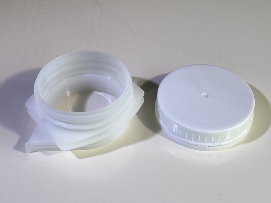 60mm Plastik Çukur Kapakları, Gıda Kozmetik Paketleme için Dik Çuval Paketleme