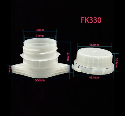 33mm Plastik Spout Kapakları, yiyecek ve kozmetik ambalajı için ayakta duran poşet ambalajında kullanılır