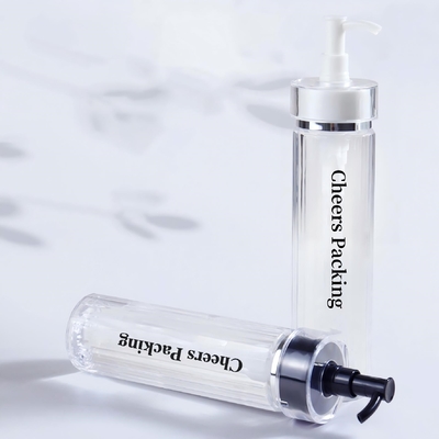 140ml PET kozmetik şişeleri losyon, pompa ile esansiyel yağ için Toptan PET kozmetik şişeleri