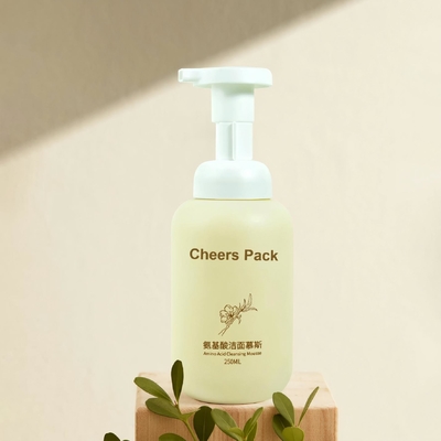500ml PET Mousse Şişe Mousse Kozmetik Ürünler için Losyon Çığlık Şampuan