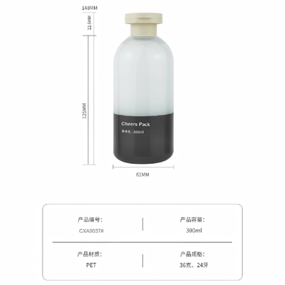 Özel Renkli Şampuan Şişesi PET 200ml 300ml 500ml Squeeze Şişesi Şampuan