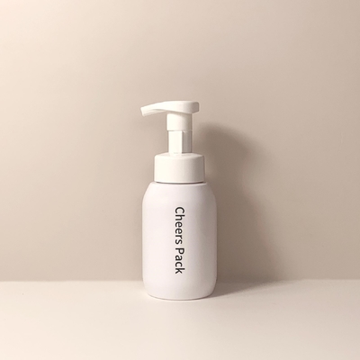 Toptan satış 200ml 300ml 400ml 500ml kozmetik PET köpükle temizleyici yüz köpük pompası sabun dağıtıcı şişe
