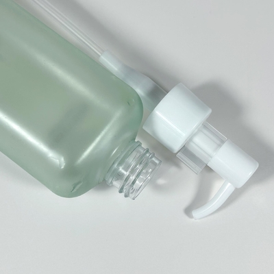 Yeşil Lüks 50ml 100ml 450ml Yuvarlak Plastik Kozmetik Losyon Şişeleri PP Malzeme Baskı Pompa Squeeze Şişeleri Cilt Bakım Şampuanı
