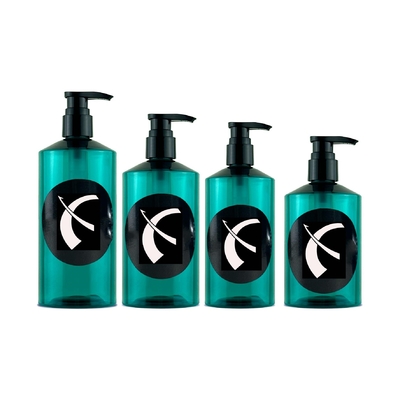300ml/330ml/400ml/500ml Pet Lotion Pres Şişesi Kozmetik Şampuan Duş Gel Şişesi