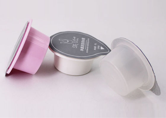 Granül Paket Kapsül Tarif Paketi / Sızdırmazlık Filmi ile Plastik Konteyner Bardaklar
