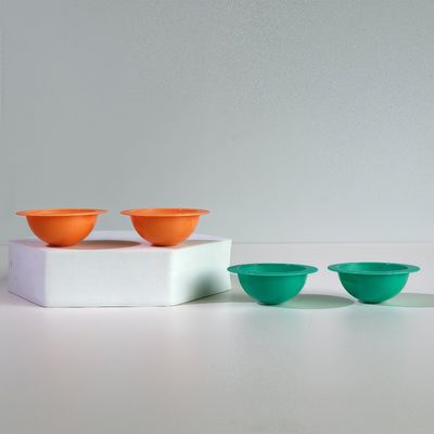 10ml PP Kozmetik Amaçlı Yarım Küre Jöle Kabı, Özelleştirilebilir