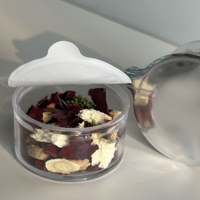 Gıda ambalajı için alüminyum folyo kapağı olan 30ml PP/PS plastik bardak