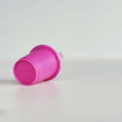 Portable 8ml Disposable Plastic PP Cups with Food Grade Foil Lid for Coffee Powder and Instant Beverages