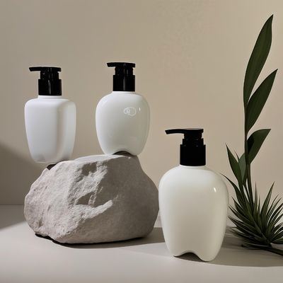 100-250ml Diş Şekli Plastik Şişe El yıkama için basın pompası ile Saç Losyonu El Temizleyici Özelleştirilebilir Logo
