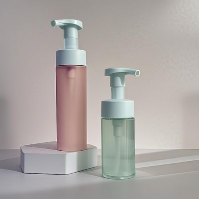 100ml 120ml 160ml Plastik Kozmetik Şişe Şampuan Losyon vücut yıkama için PET şişe basın pompası ve özel renk