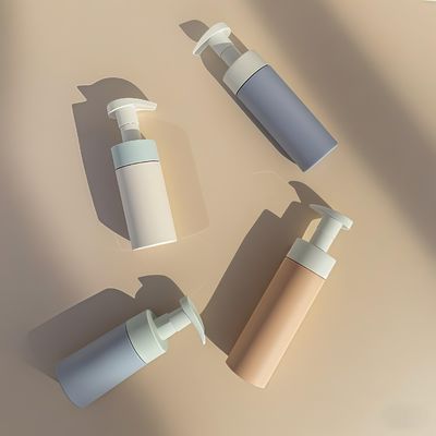 100ml 120ml 160ml Plastik Kozmetik Şişe Şampuan Losyon vücut yıkama için PET şişe basın pompası ve özel renk