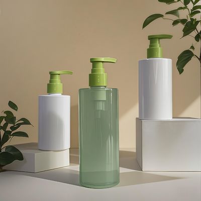200ml-280ml PET kozmetik pompa şişesi, losyon serumu ve duş jeli ambalajı için basınç pompası mühürlenmesi ile