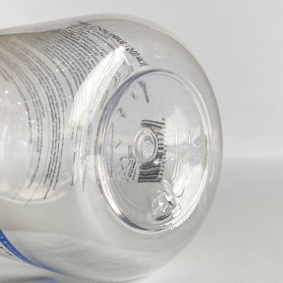 Şampuan ve Vücut Yıkama için Çevirme Kapaklı Özel Baskılı PET Plastik Silindir Losyon Şişesi