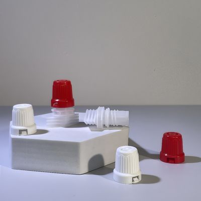 Taşınabilir ve Dayanıklı 12mm PE Plastik vida Kapak Gıda Sınıfı Şampuan için Güvenli Kenarlık Esnek Paket Kapak Şişe Kapakları