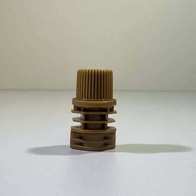 Gıda sınıfı 10 mm PE Flip Top Spout Kapaklı Plastik vida kapağı Çocuklar için güvenli kenar Jelly Ürünleri Esnek Poşet Ambalajı