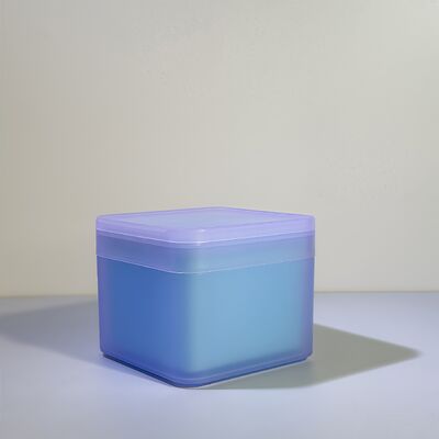 100 Yaprak Cilt Bakım Pamuklu Ped Toplu Sipariş Çıkarılabilir PP Astarlı Plastik Kavanozlar Kozmetik Markaları/OEM için Gıda Sınıfı