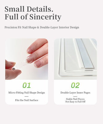 Çıkarılabilir Şeffaf Akrilik Manyetik Tırnak Sanatı Ekran Panosu 120/180/240 Renk Kitabı Tırnak Uçları Jel İçin Plastik Alet