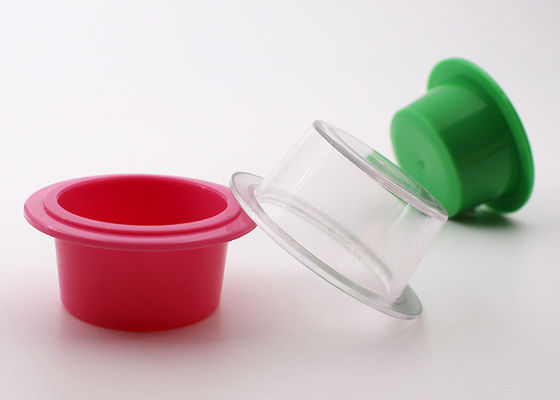 Aqua İpek Maske Ambalajı için 10g Tek Kullanımlık Küçük Yuvarlak Plastik Kaplar