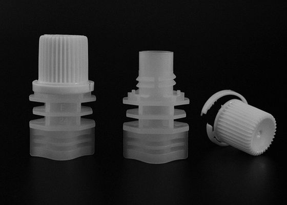 8.6mm Beyaz Anti Hırsızlık Plastik Borulu Püresi Suyu Kılıfı Çanta Üzerinde Üst Kapakları