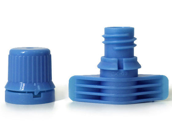 Blue Shiny 9.6mm Doypack Plastik Çıkış Kapakları