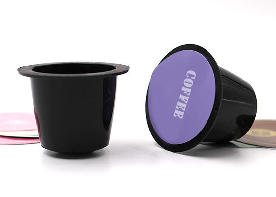 Siyah / Kahverengi Renk Yedekleri Nespresso Makinesi Kapsülleri Kapsül Kapasitesi 6g Sızdırmazlık Filmli