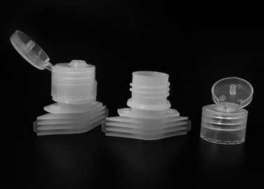 Plastik Ağızlık Nozulu 46.5mm Flip Top Dağıtım Kapağı
